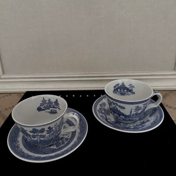 Vintage Spode Blue Room Collection - Georgian collection - set of 2 - Picture 1 of 9